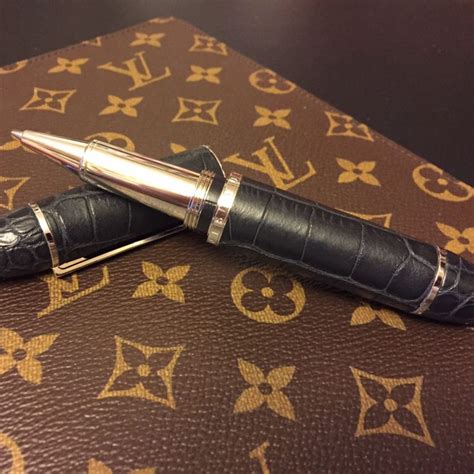 louis vuitton cargo exotic leather brown luxury fountain pen|10 Best Luxury Pens .